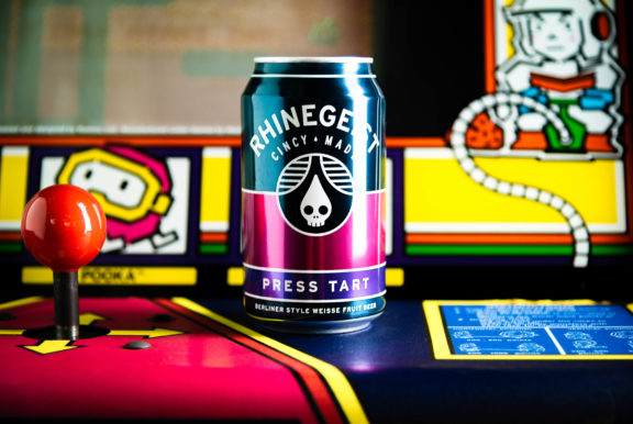 Can of Rhinegeist Press Tart on Arcade