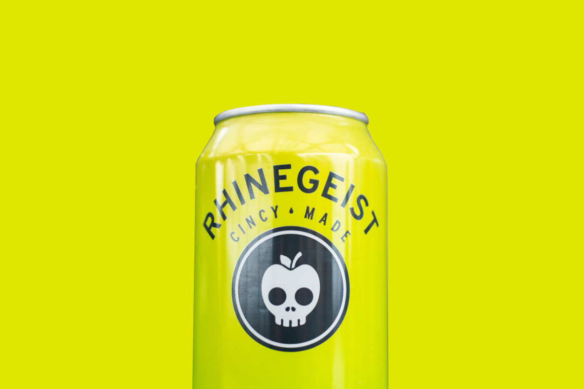 yellow can on yellow background