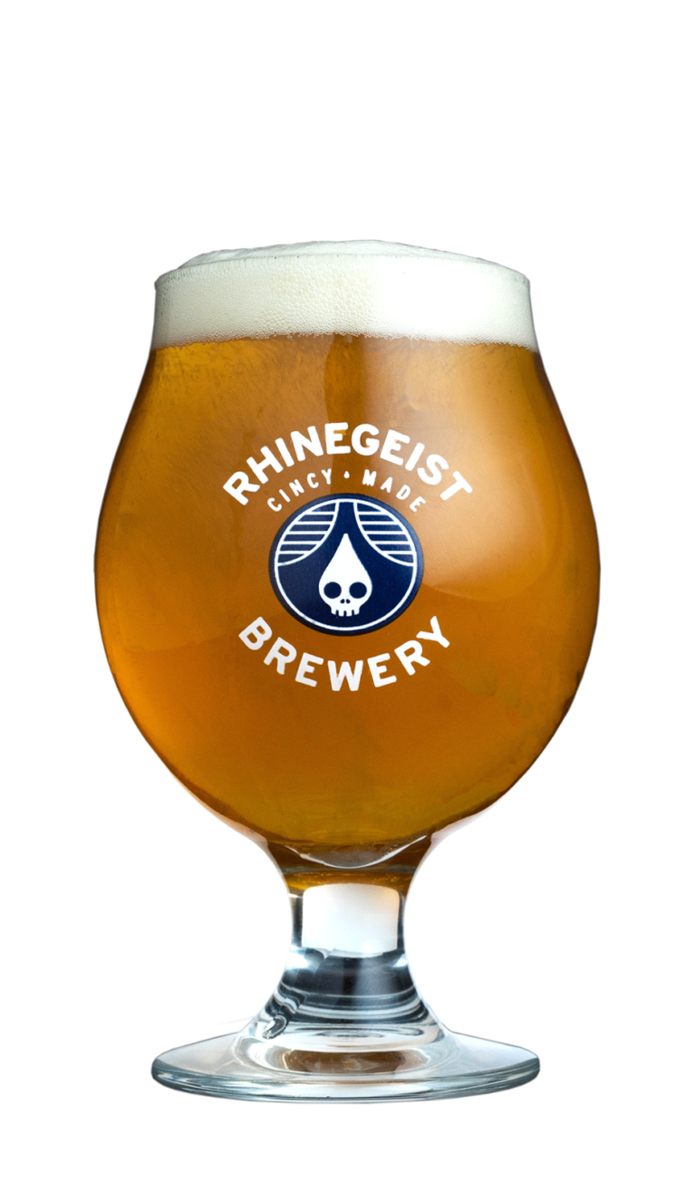 Beer in Rhinegeist snifter glass