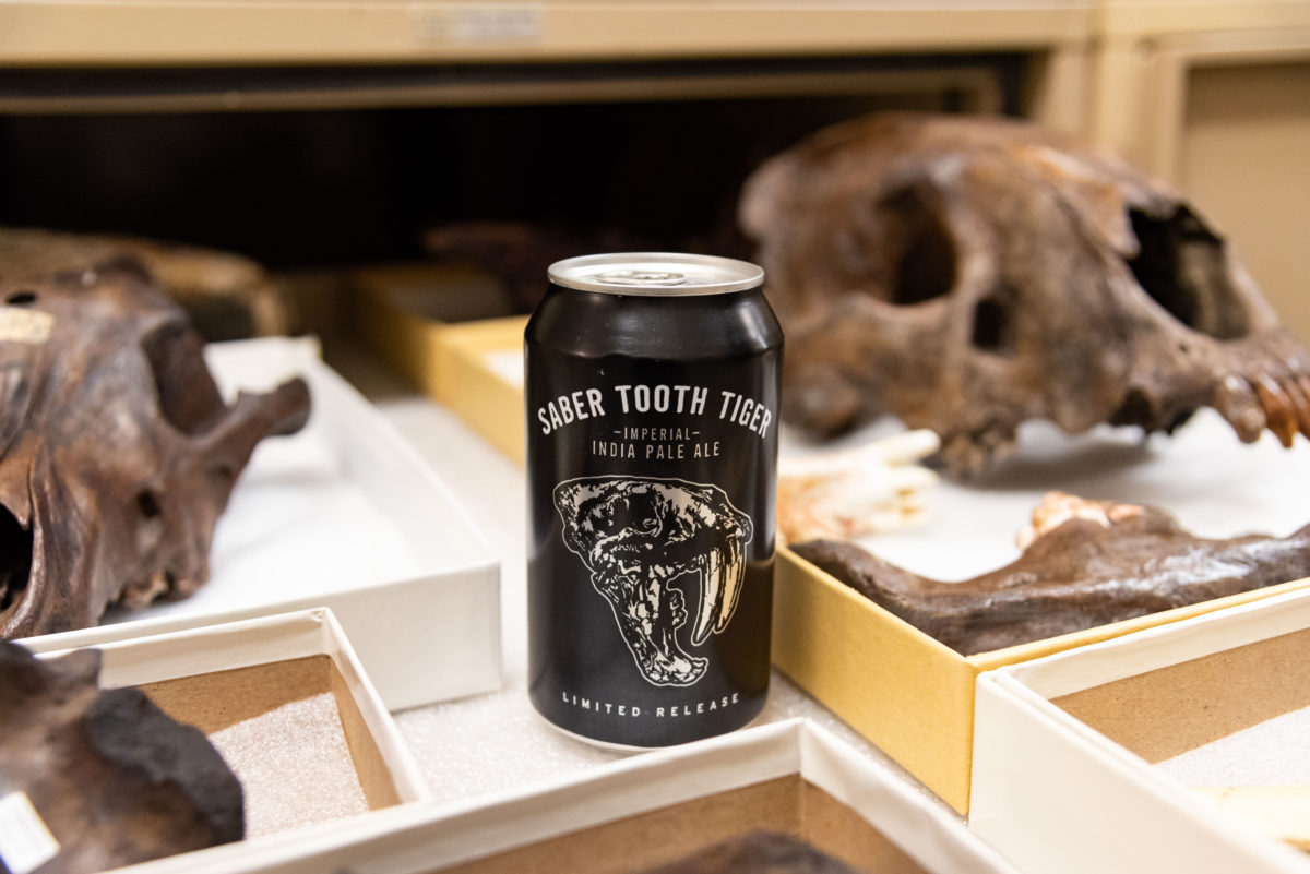 Rhinegeist Brewery Saber Tooth Tiger IPA at Cincinnati Museum